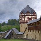 der Rote Turm auf Schloss Burgk