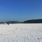 Der Rothsee als Eislaufbahn