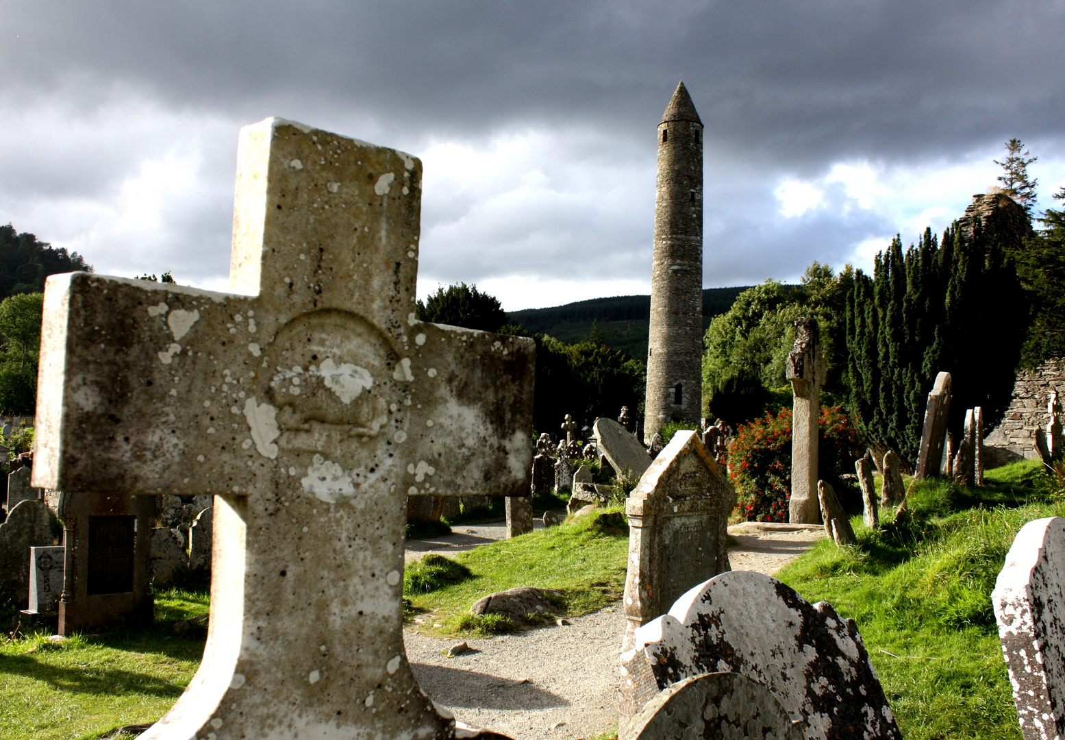 Der Rundturm von Glendalough