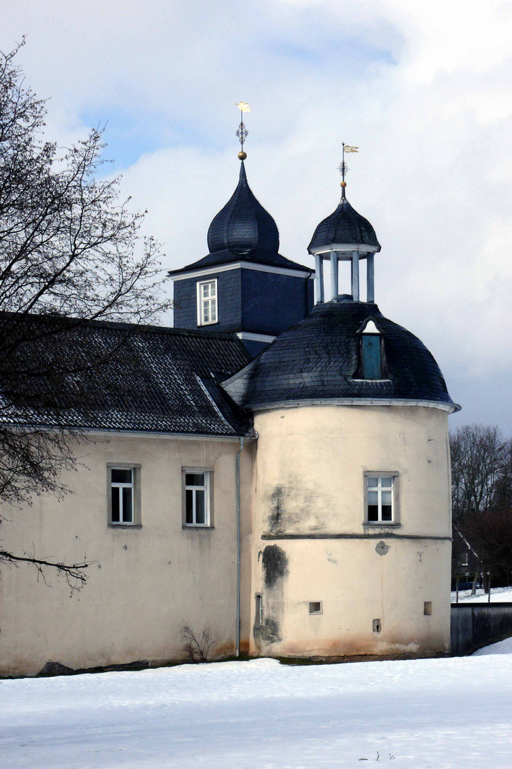 Der Rundturm von Schloss Martfeld
