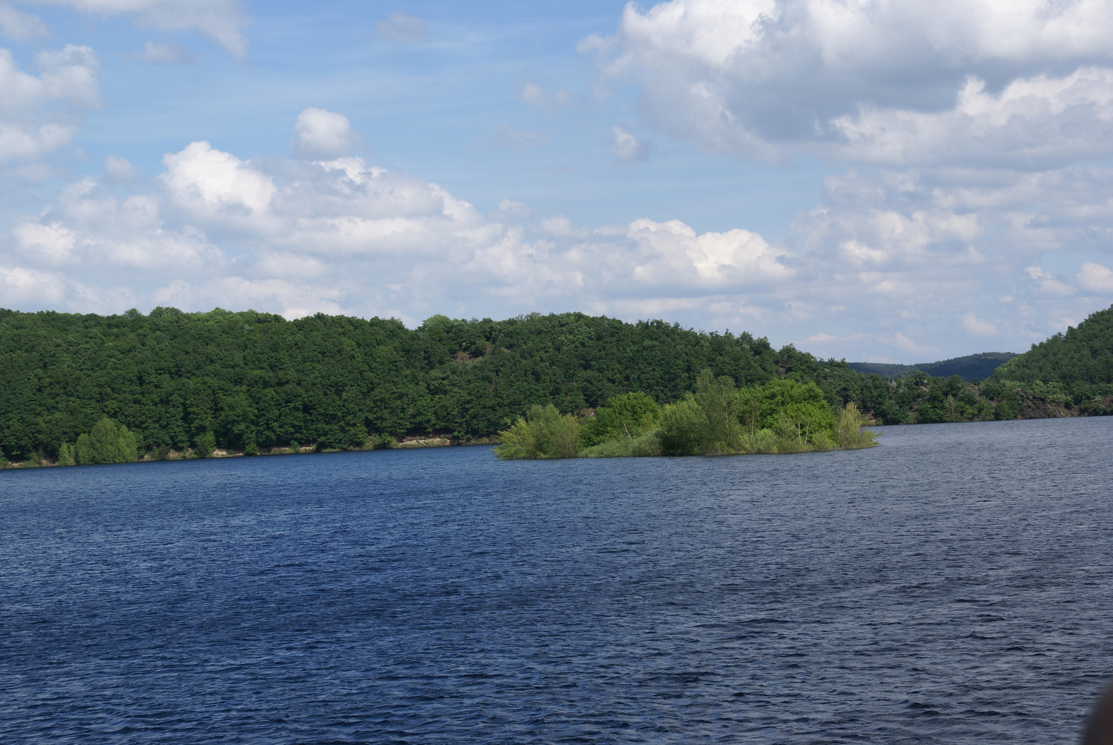 Der Rursee (Eifel) von seiner schönsten Seite ...