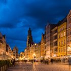 Der Rynek in Breslau bei Nacht