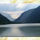 Der Saalach-Stausee bei Bad Reichenhall