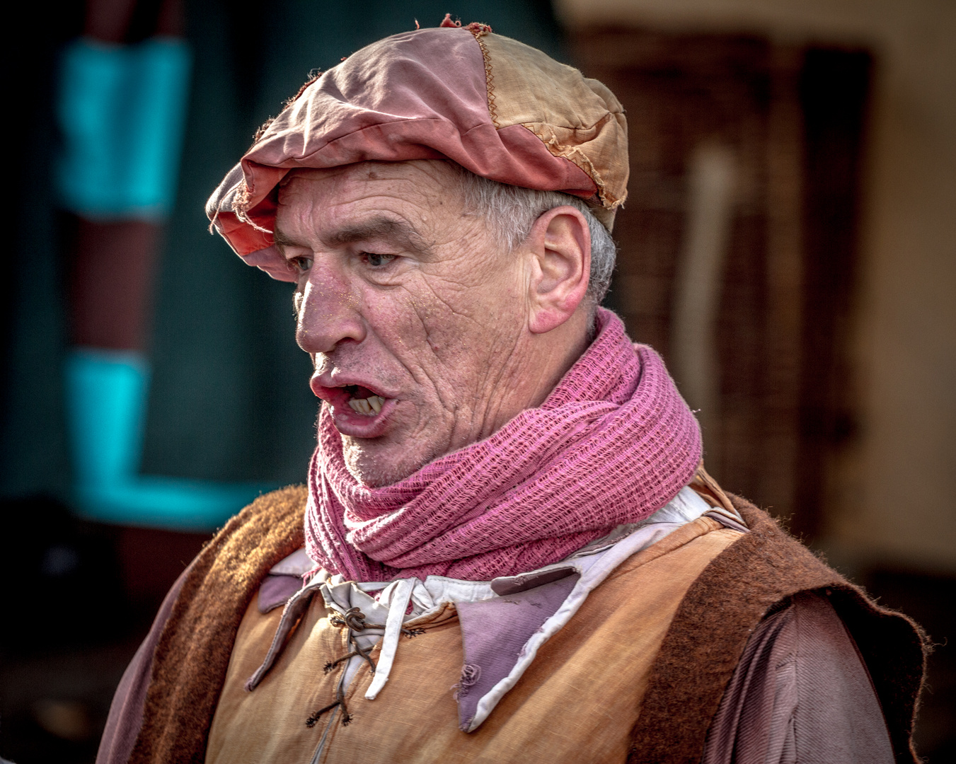 Der Sänger Foto & Bild szene, historisch verkleidet, siebengebirge