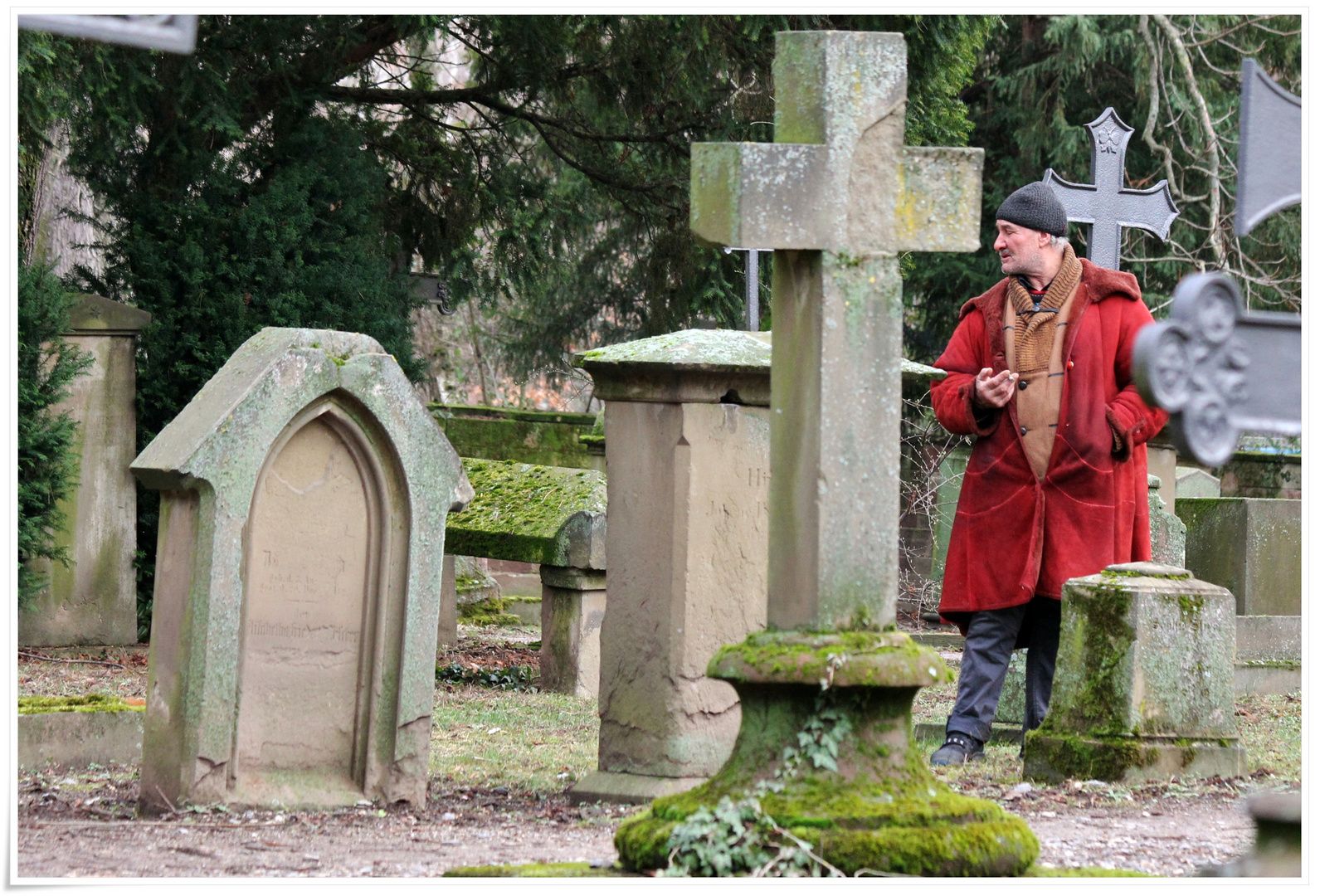 der Sänger vom Hoppenlau-Friedhof