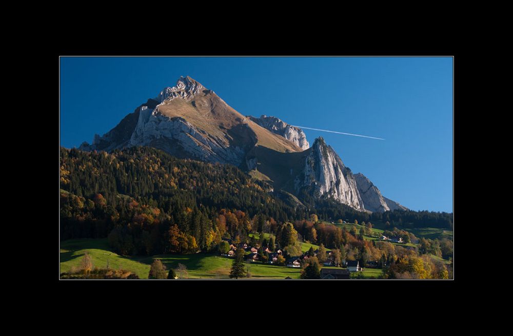 Der Säntis im Herbst