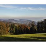 - Der Säntis rechts am Horizont -