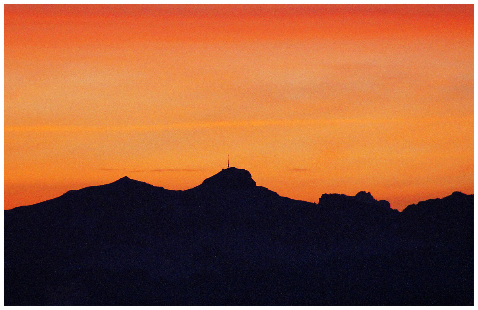 Der Säntis, von Märstetten aus