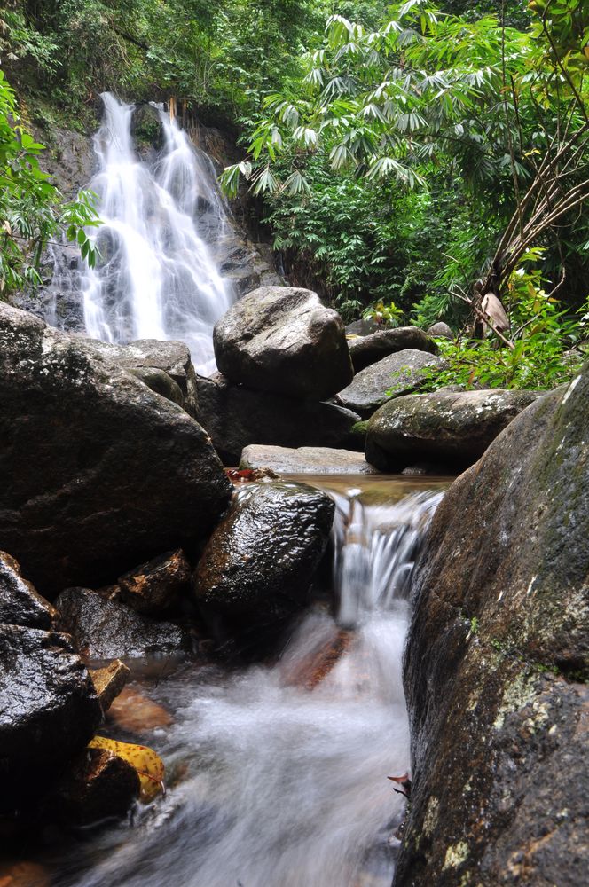 der Sairung-Wasserfall