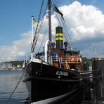 Der Salondampfer "Alexandra" in Flensburg