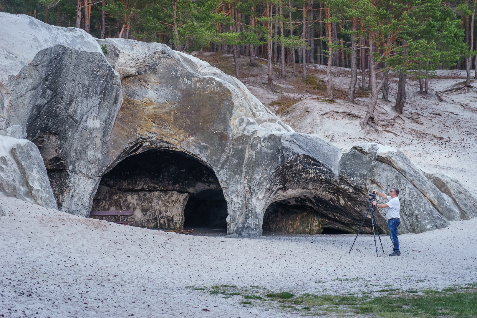 Der Sandhöhlenfotograf