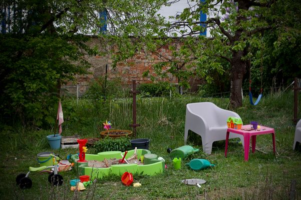 der sandkasten und die stille