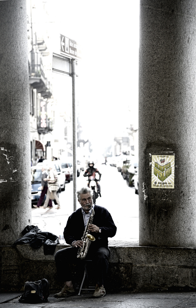 Der Saxophonspieler