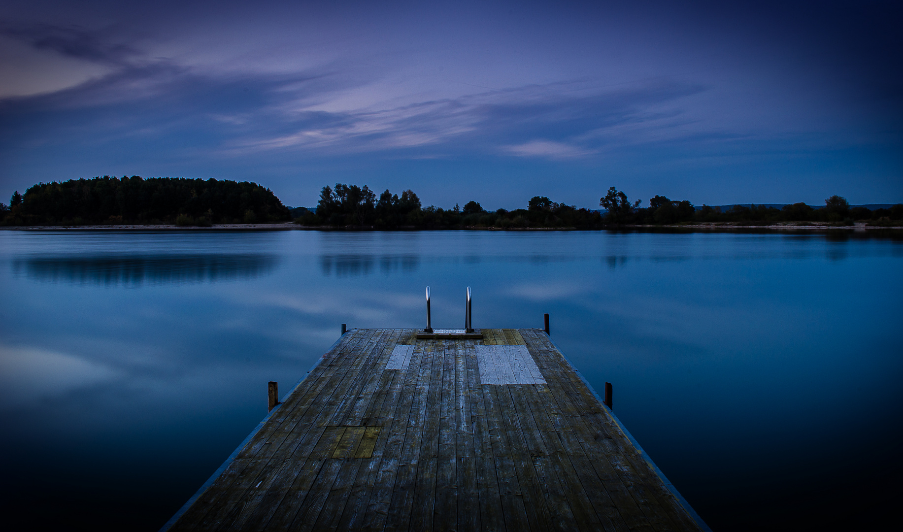 Der Schabriner See zur kalten Jahreszeit