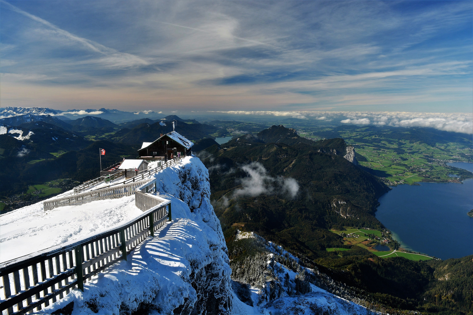 Der Schafberg Am Wolfsgangsee Foto Bild Jahreszeiten Winter Natur Bilder Auf Fotocommunity