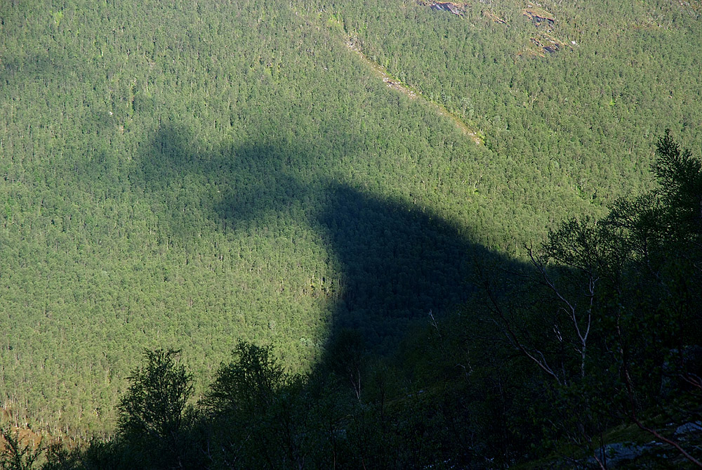 Der Schatten des Berges