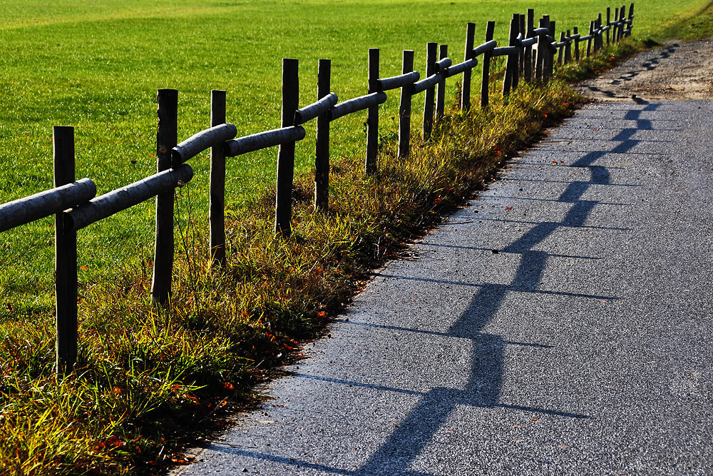 der "Schatten-Zaun"