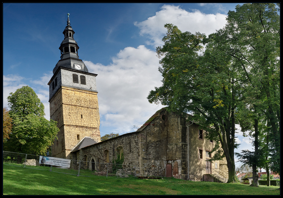 Der schiefe Turm von Bad Frankenhausen