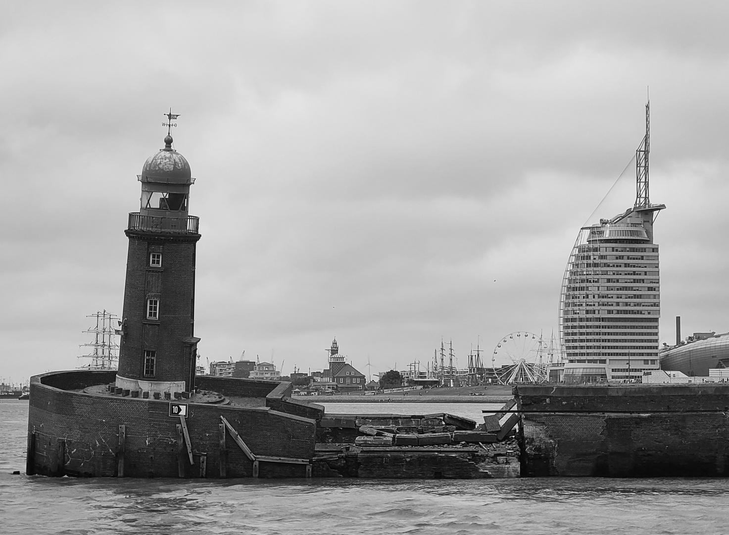 Der schiefe Turm von Bremerhaven