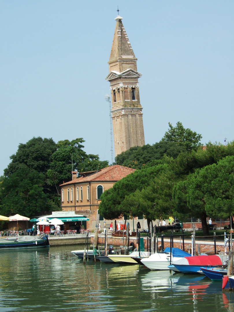 Der schiefe Turm von Burano