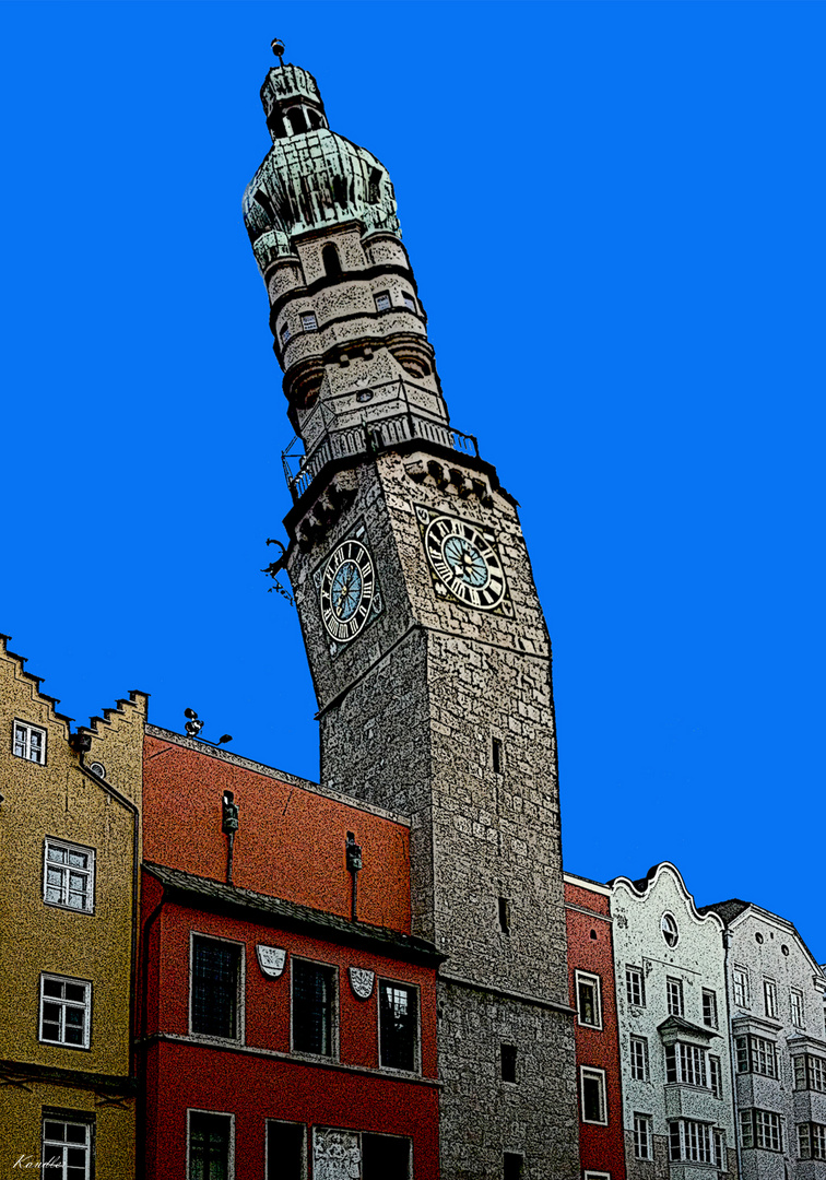 Der schiefe Turm von Innsbruck