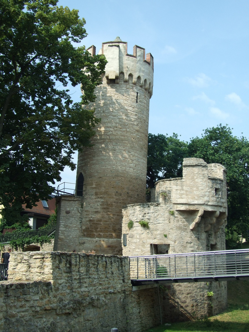 Der schiefe Turm von Jena, der Pulverturm