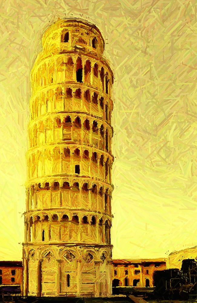 Der schiefe Turm von Pisa [DigiArt]