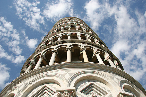 Der schiefe Turm von Pisa (so nicht ganz so schief)