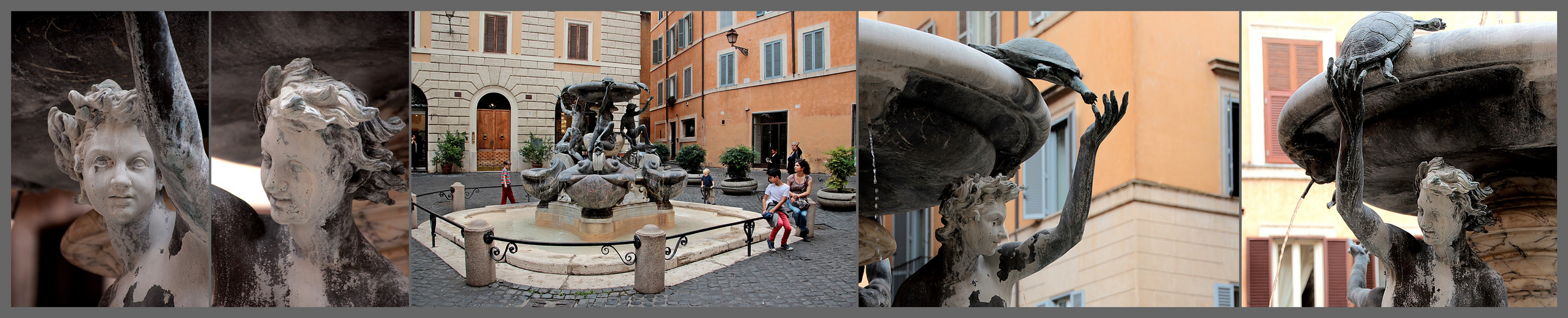 Der Schildkrötenbrunnen in Rom