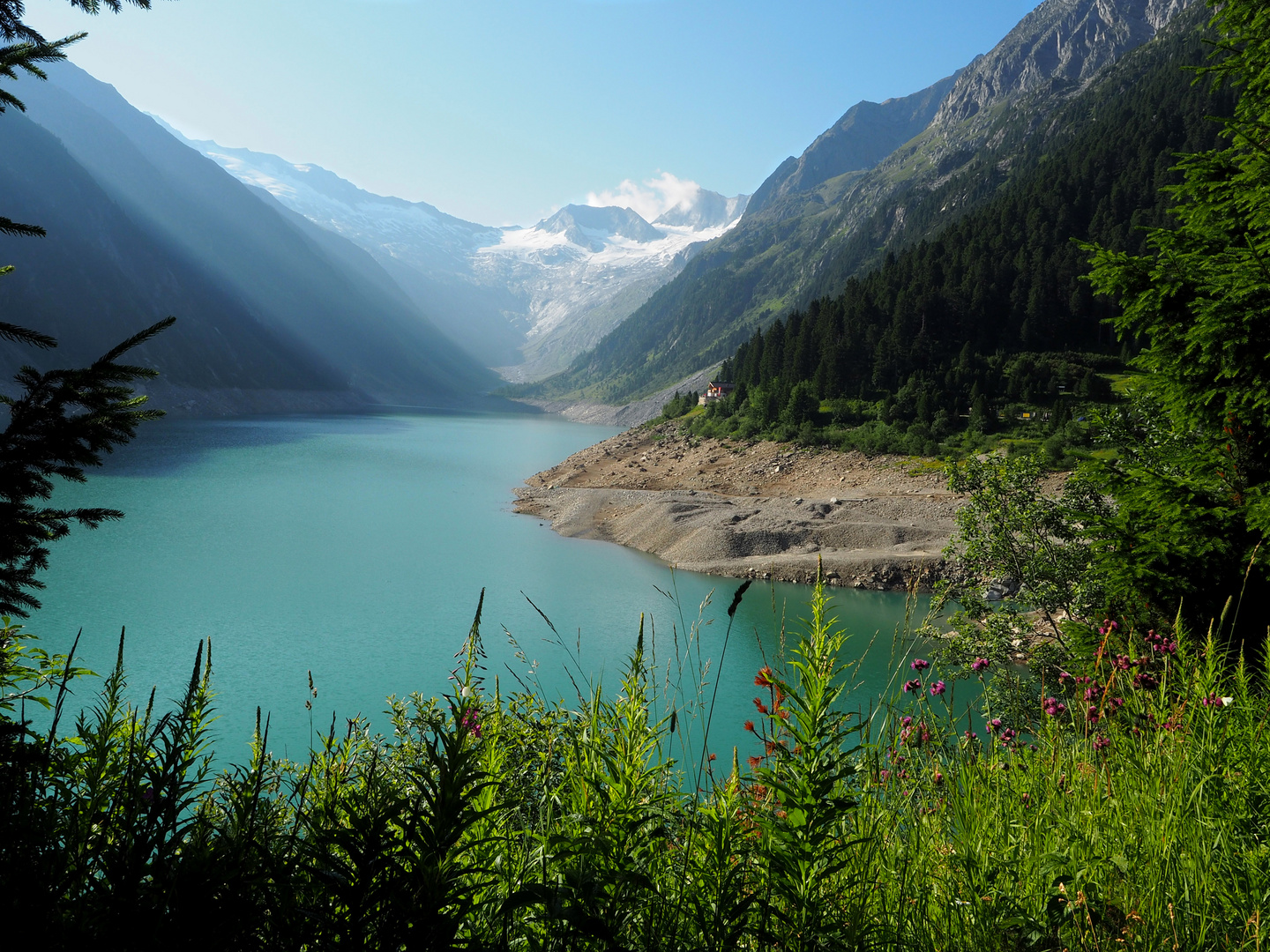 Der Schlegeis Stausee