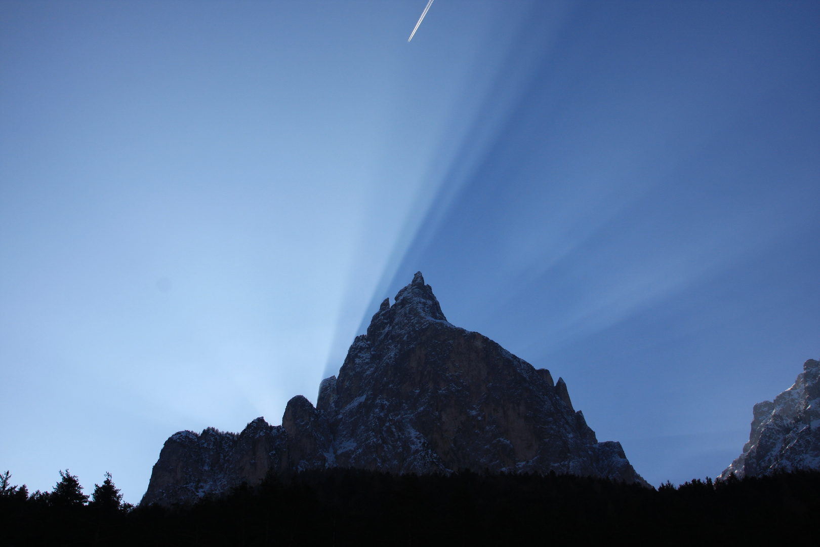 ...der Schlern morgens gegen halb