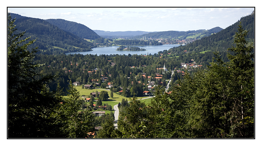 Der Schliersee von oben