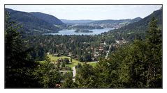 Der Schliersee von oben