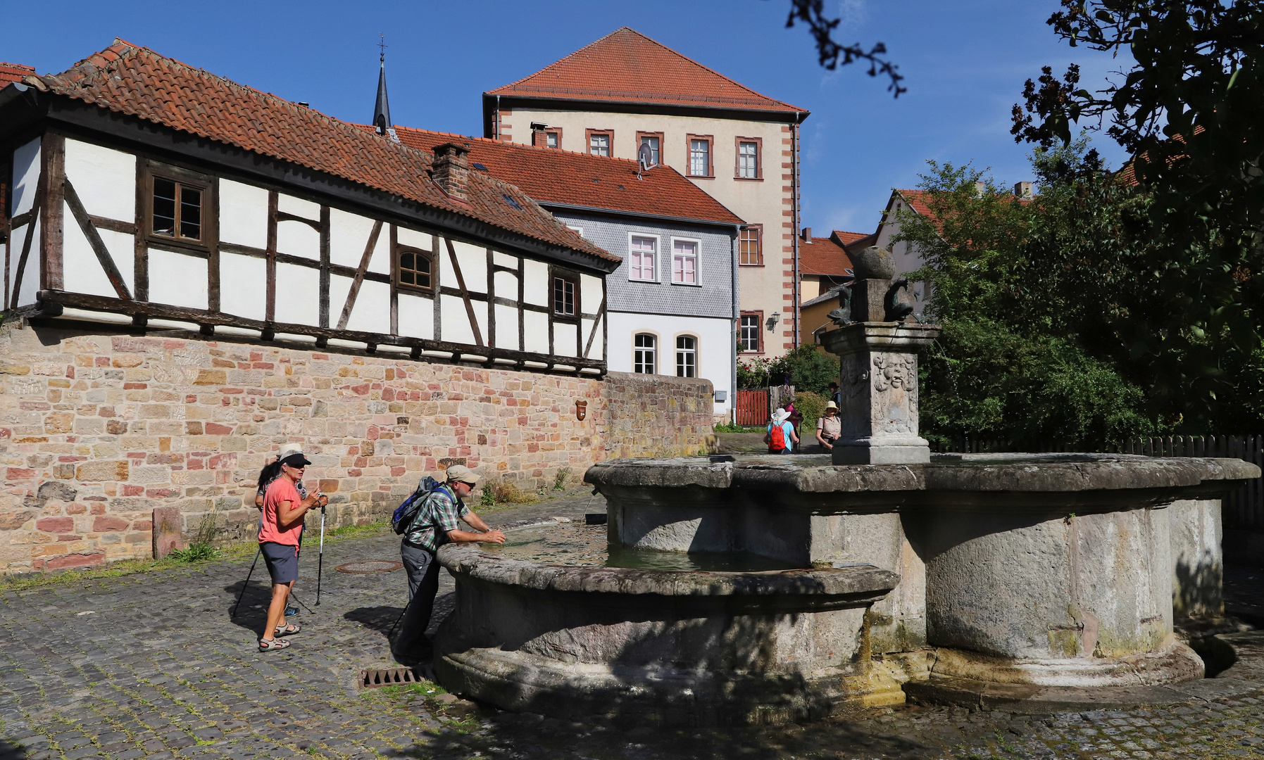 Der Schlossbrunnen in Tann (2019_06_25_EOS 6D Mark II_4201_ji)