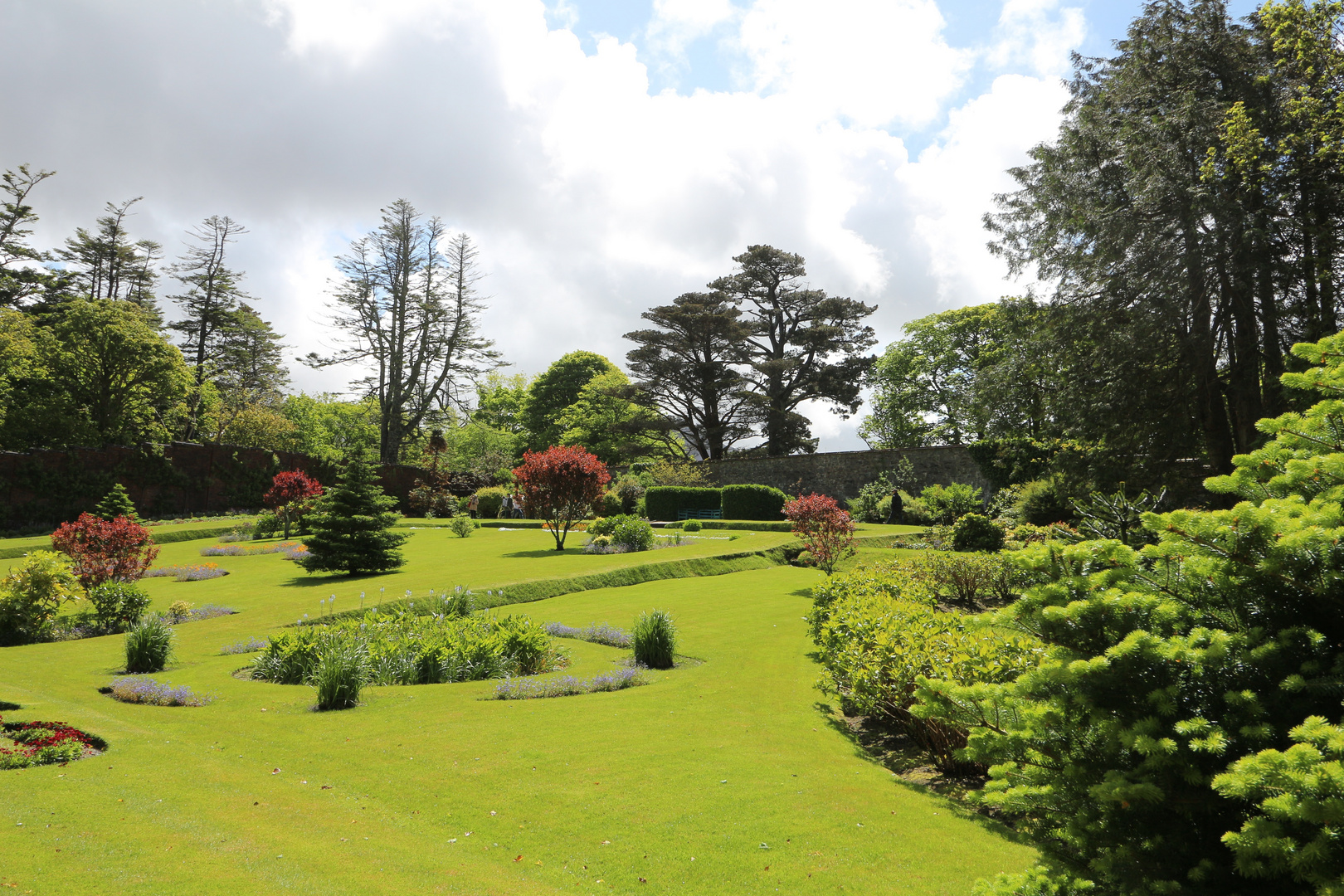 Der Schlossgarten von Kylemore - Irland