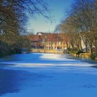 Der Schlossgraben in Detmold im Winter