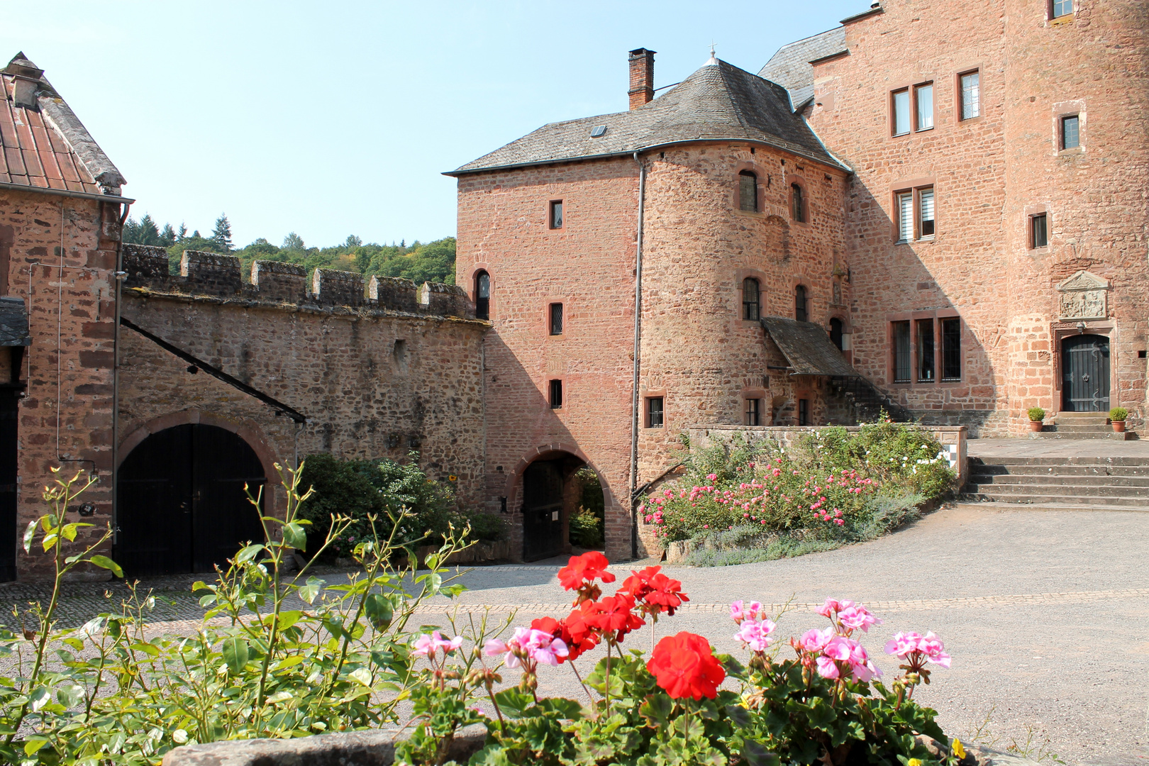 Der Schlosshof in Hamm