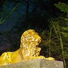 Der Schloßpark in Ballenstedt - Das Löwendenkmal