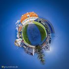 Der Schlossplatz Rechberghausen als Little Planet