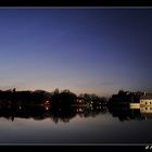 Der Schloßteich und das Wasserschloß in Flechtingen