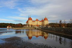 Der Schlossteich vorm Abfischen