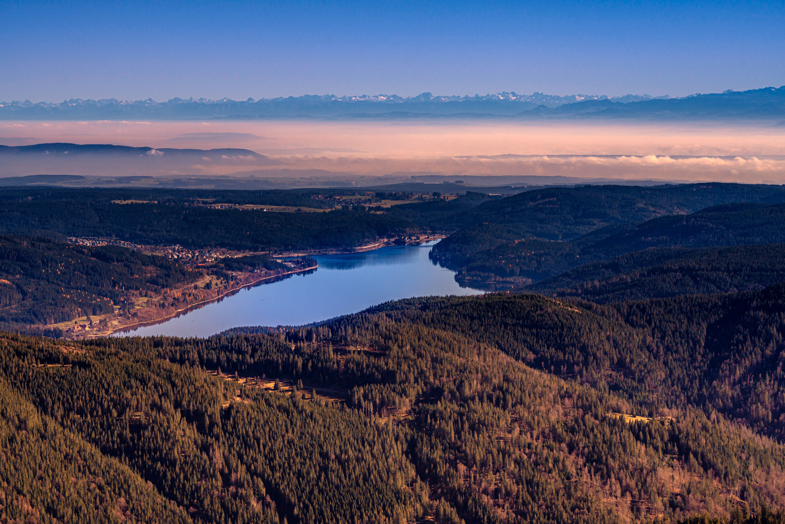 Der Schluchsee im Schwarzwald 