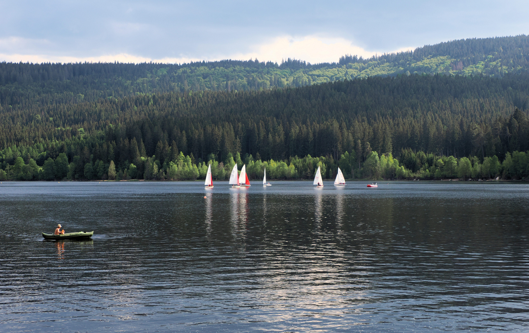 Der Schluchsee im Schwarzwald …