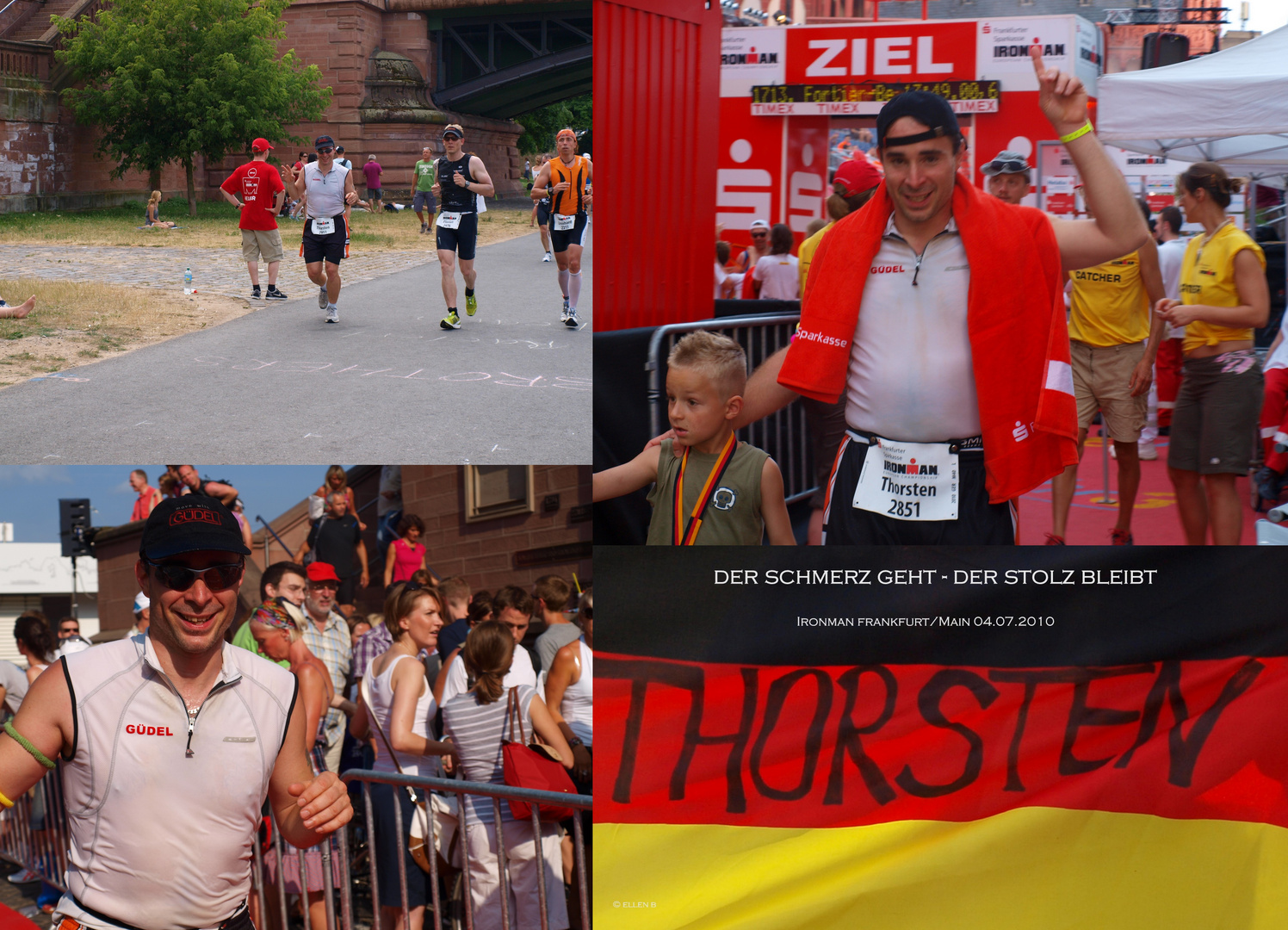 DER SCHMERZ GEHT - DER STOLZ BLEIBT (Ironman Frankfurt/Main 04.07.2010)