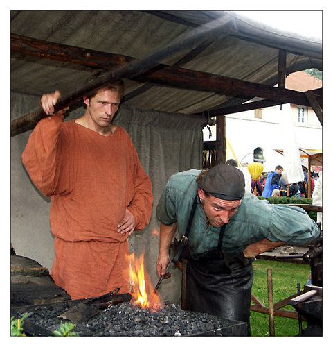 der schmied Foto & Bild kunstfotografie & kultur, ritterspiele