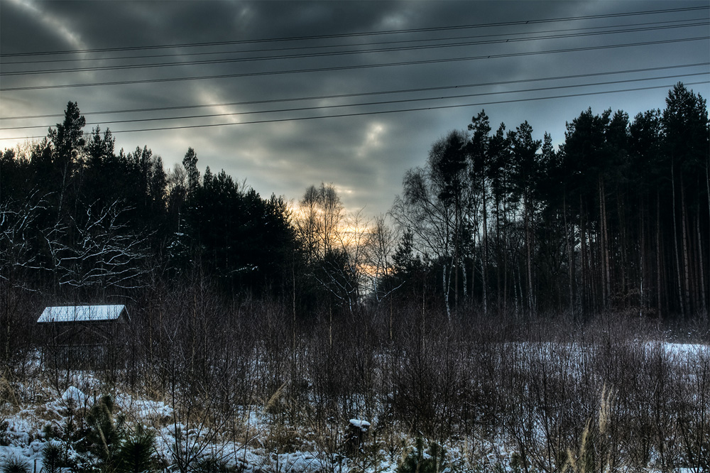 Der Schnee geht und Regen kommt