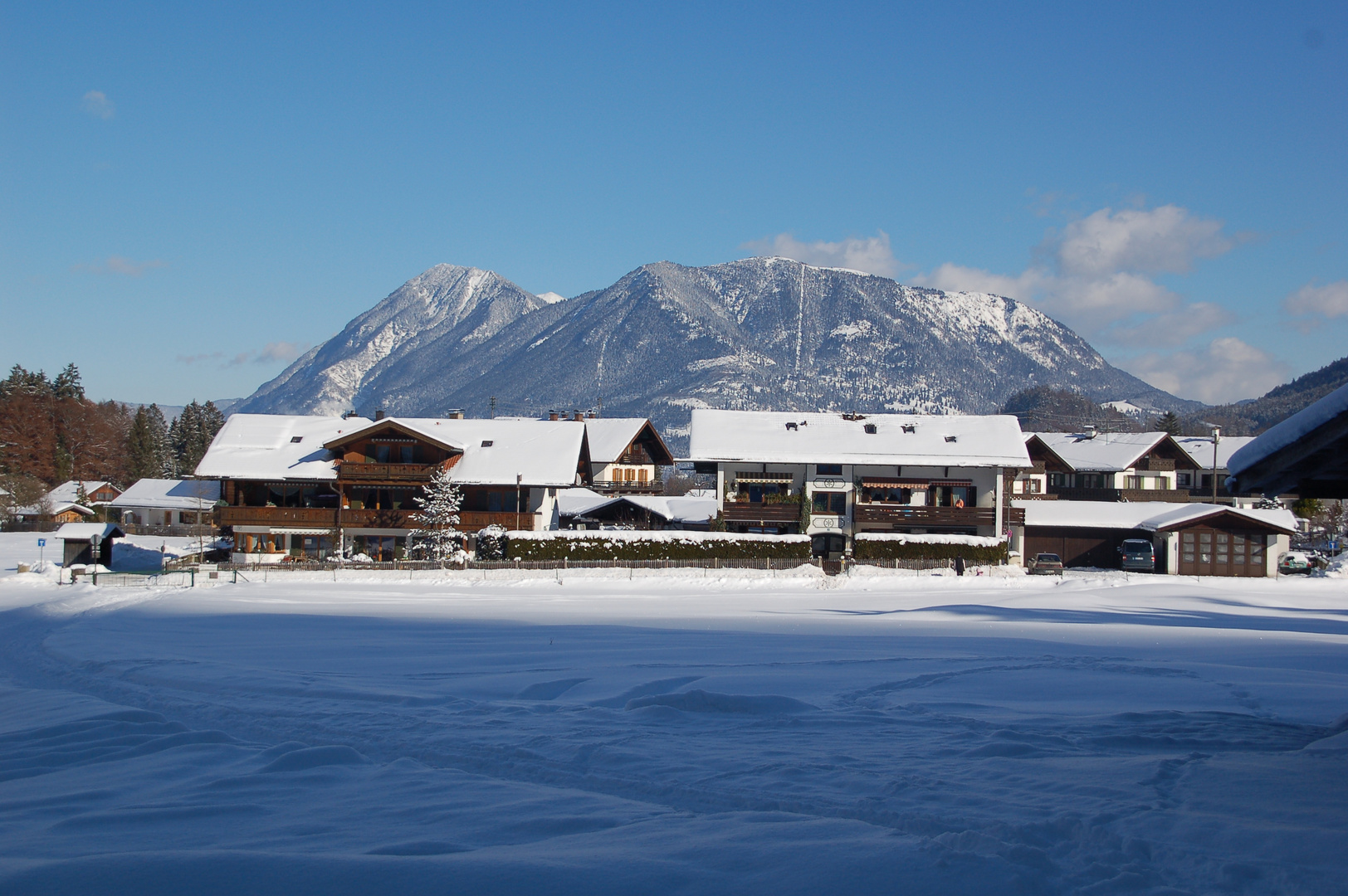 Der Schnee hat's fest im Griff