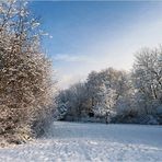 Der Schnee kam in der Nacht