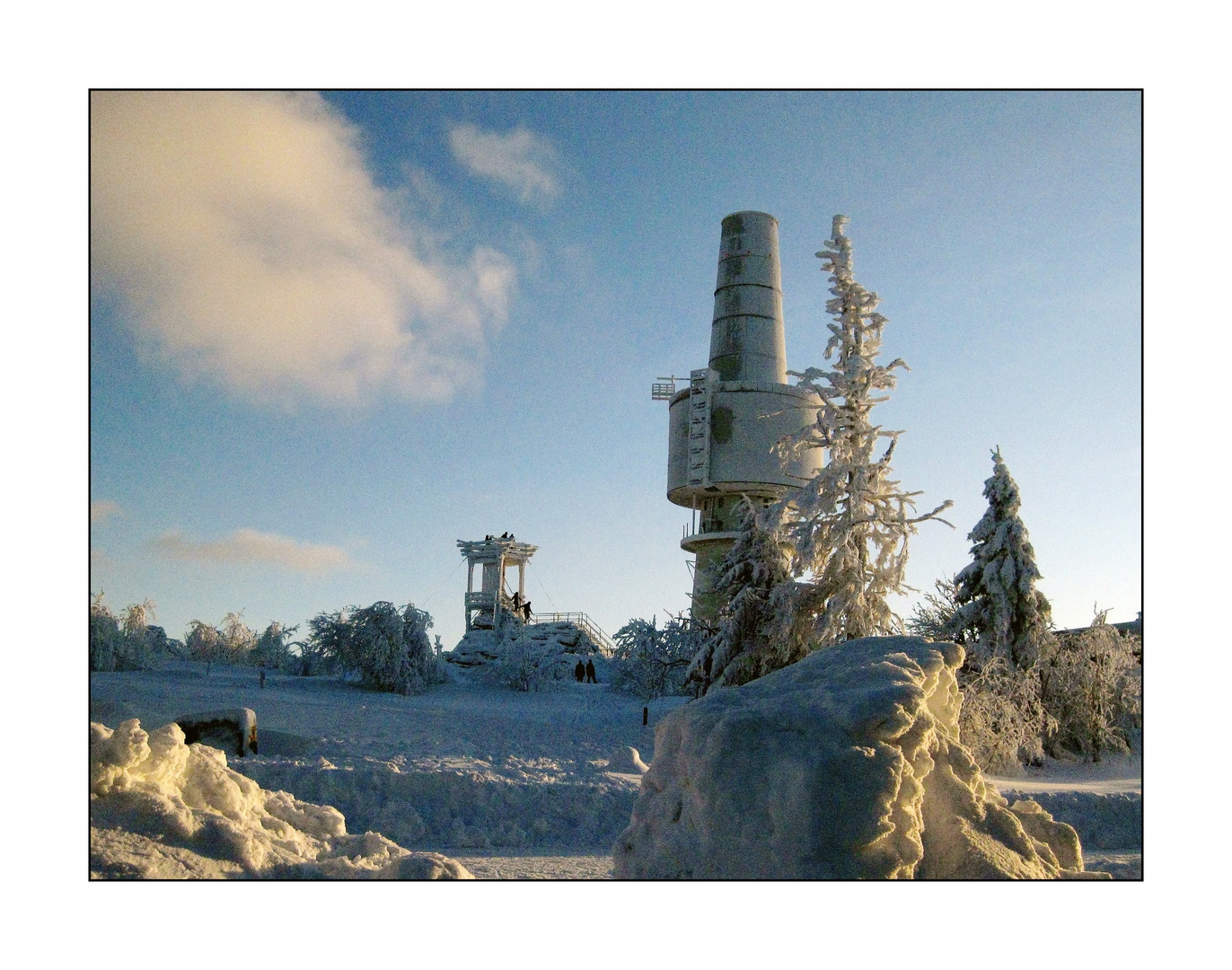 Der Schneeberg im Fichtelgebirge