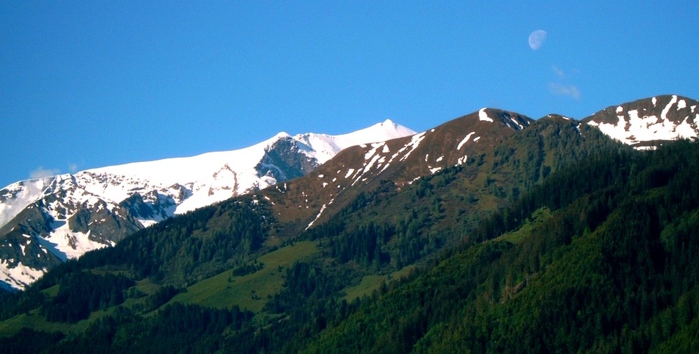 Der Schneegipfel des Hohen Tenn 3317m